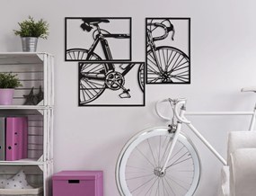 Mauro Ferretti Set Panouri Perete Bicicleta 3 Bucati cm 40X1.3X60 (Singura Buc.) | Aosom Romania