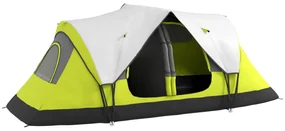 Outsunny Cort de Camping cu 2 Dormitoare pentru 6-8 Persoane | Aosom Romania