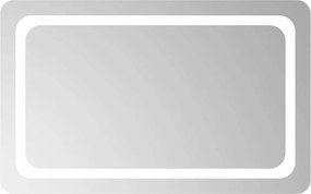 vidaXL Oglindă de baie cu LED, 80x50 cm