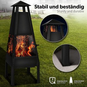 SEMN3 - Semineu gradina Multifunctional - Negru