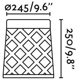 FARO 72311 - LED Lampă exterior SHADOW LED/10W/230V IP65
