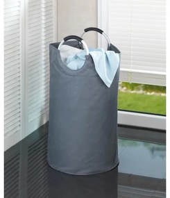 WENKO 3440803100 - Coș pentru rufe JUMBO 38x72 cm antracit/argintiu/negru