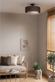 BRILAGI - Plafonieră LED BOHO ECO 1xE27/10W/230V Ø 40 cm maro/crem