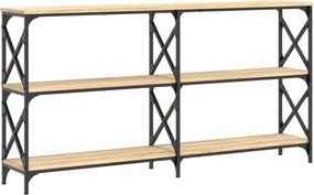 vidaXL Măsuță consolă, stejar sonoma, 156x28x80,5 cm, lemn prelucrat
