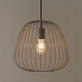 Candelabru pe cablu OVELLA, 1xE27/15W/230V, Ø36 cm, bej