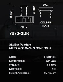 Lustra suspendata metal stil industrial decorativ Belle 3L