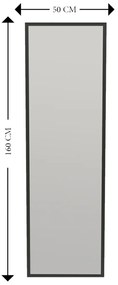 Oglinda Tessa Black 50 x 160 cm
