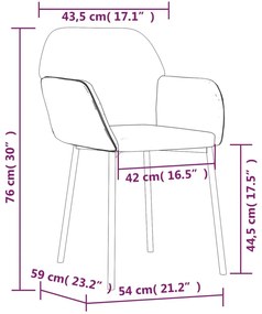 Scaune de bucatarie, 2 buc., gri inchis, textil piele ecologica 2, Morke gra