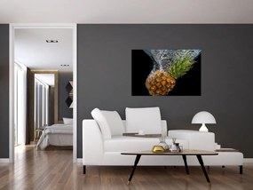 Tablou cu anans în apă (90x60 cm)