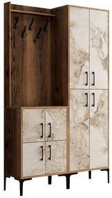 Mobilier hol Betina BA (Alb + Nuc). 1088297