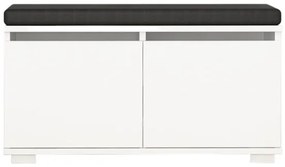 Pantofar DRAGO 42x80 cm alb/negru