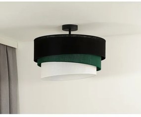 Lustră aplicată Duolla TRIO 1xE27/15W/230V d. 45 cm negru/verde/alb