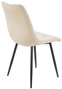 Jusky Set 2 scaune de sufragerie Blanca - bej