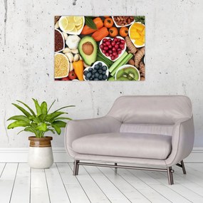 Tablou - Alimente sănătoase (70x50 cm)