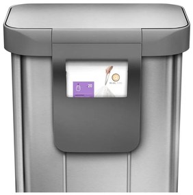 Coș de gunoi din oțel cu pedală 55 l - simplehuman