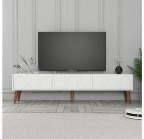 Masă TV/Dulap Bipemu 3 (alb + Nuc) . 1095685