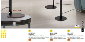 Lampadar LED reglabil design modern FATI