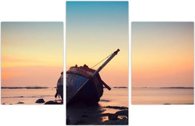 Tablou - Nava naufragiată (90x60 cm)