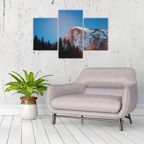 Tablou - Crestele munților noaptea (90x60 cm)