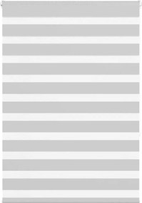 vidaXL Jaluzea tip zebra gri deschis lățime țesătură 110,9 m poliester
