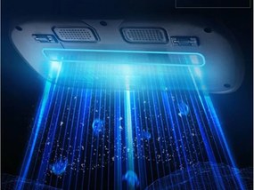 Aspirator portabil fără sac pentru acarieni cu filtru antialergic și lumină UV - bronz