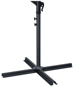 Jusky Umbrela de soare LED Brazilia Ø 3.0m - crem
