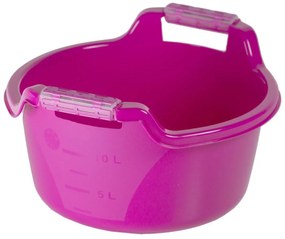 Lighean cu manere 13.5L, fucsia, Mary