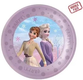 Disney Regatul de gheață Wind set de farfurii plate din plastic premium micro 4 bucăți 21 cm