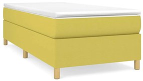 3120928 vidaXL Cadru de pat box spring, verde, 90x190 cm, textil