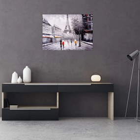 Tablou - Pictură în ulei, Paris (70x50 cm)