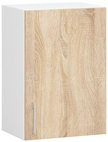 Dulap superior de bucătărie Lula w40 (Alb + stejar sonoma). 1068595