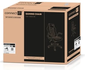 Scaun pentru jocuri video CONNECT IT CGC-0600-BK Matrix Pro negru