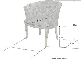 Set canapea Milano Relax Homs textil mustar gold