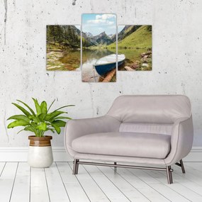 Tablou - Seealpsee, lac din Elveția (90x60 cm)