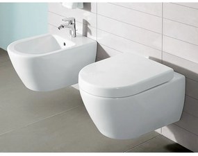 Vas wc suspendat alb, cu sistem fixare ascuns, Subway 2.0, COMPACT, Villeroy  Boch