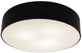 Lustra aplicata design modern circular Renata negru