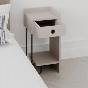 Măsuță de noptieră Sirius Right Light Mocha