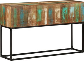 vidaXL Masă consolă, 120x30x75 cm, lemn masiv reciclat