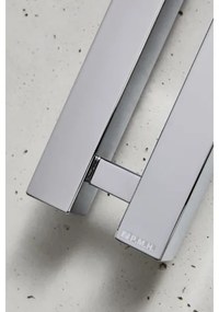 P.M.H. PX2C/4 - Radiator de baie tip scară PLUTO X, 350 W, 150 cm, crom lucios