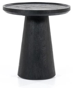 Masuta de cafea din lemn de mango Ron 46x49 cm neagra