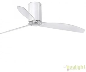 Ventilator de tavan modern cu telecomanda MINI TUBE FAN ab lucios/transparent 32038
