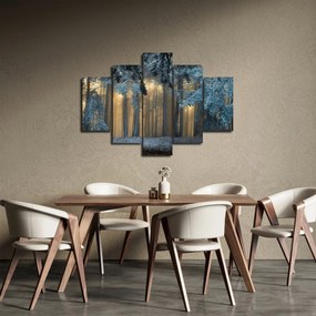 Tablou cu pădure înzăpezită (150x105 cm)