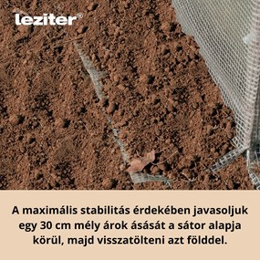 Cort din folie 200x200x300 cm cu cadru ranforsat + folie albă