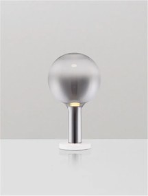 Veioza, Lampa de masa LED stil modern NOSTOS gri fumuriu