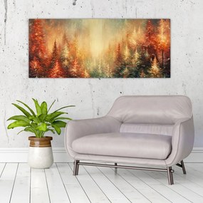 Tablou - Pictura de păduri (120x50 cm)