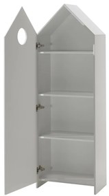 Dulap pentru Copii Căsuță, Alb, (MDF) – CASAMI – Vipack