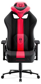 Scaun gaming Diablo X-Player 2.0 din material Normal Size crimson-antracit