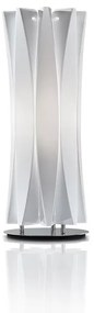 Lampa de masa design Art Deco realizat manual Bach S White