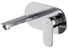 Baterie de lavoar pentru instalare ascunsă Cersanit S951-330-CREA crom lucios