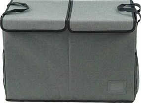 Cutie de depozitare pliabila, gri negru, DETER